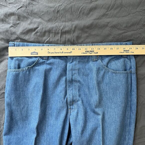 Vintage Levis Jeans Orange Tab Mens Size 38x28 70s 80s Cool Pockets - Picture 9 of 13